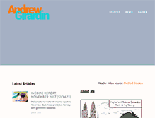 Tablet Screenshot of andrewgirardin.com